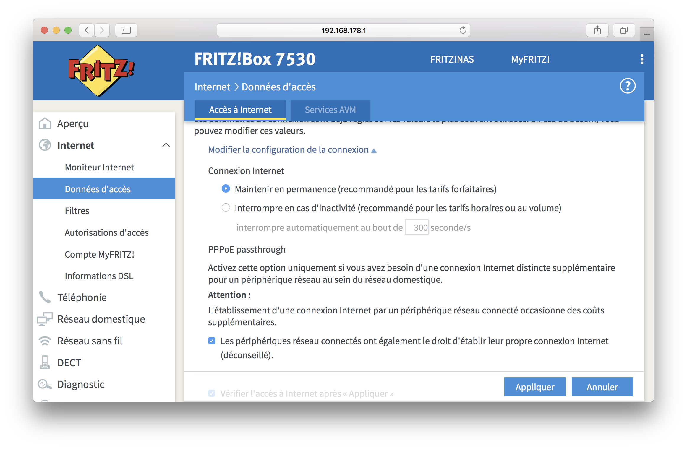 Comment configurer ma FRITZ!Box en mode bridge